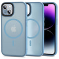TECH-Protect Magmat MagSafe ovitek za iPhone 13/14, Matte, Sierra Blue