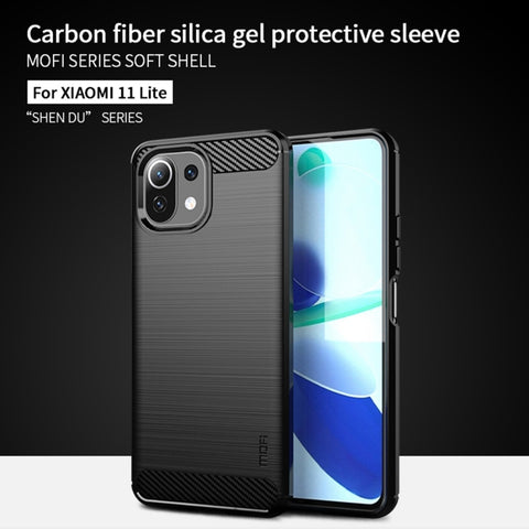 Ovitek za Xiaomi (Mi) 11 Lite 5G (NE) | MOFI Gentleness Carbon | Siv