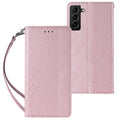 Eleganten etui/ovitek za Samsung S22 Ultra, Fina tkanina, Pink
