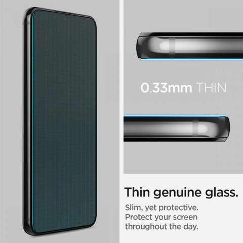 SPIGEN GLAStR EZ FIT zaščitno steklo za Samsung S23, 2PACK | Full Glue