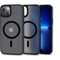 TECH-Protect Magmat MagSafe ovitek za iPhone 14 Plus, Matte Black