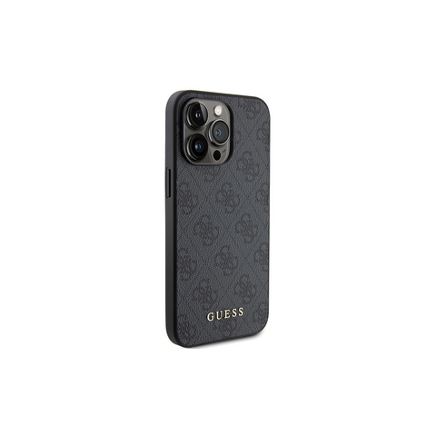 Guess 4G Metal Gold Logo za iPhone 15 Pro, Grey