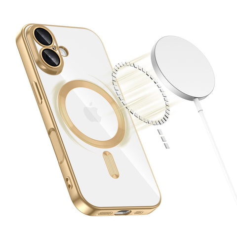 Tech-Protect MagFlex MagSafe ovitek za iPhone 17, Shiny Gold