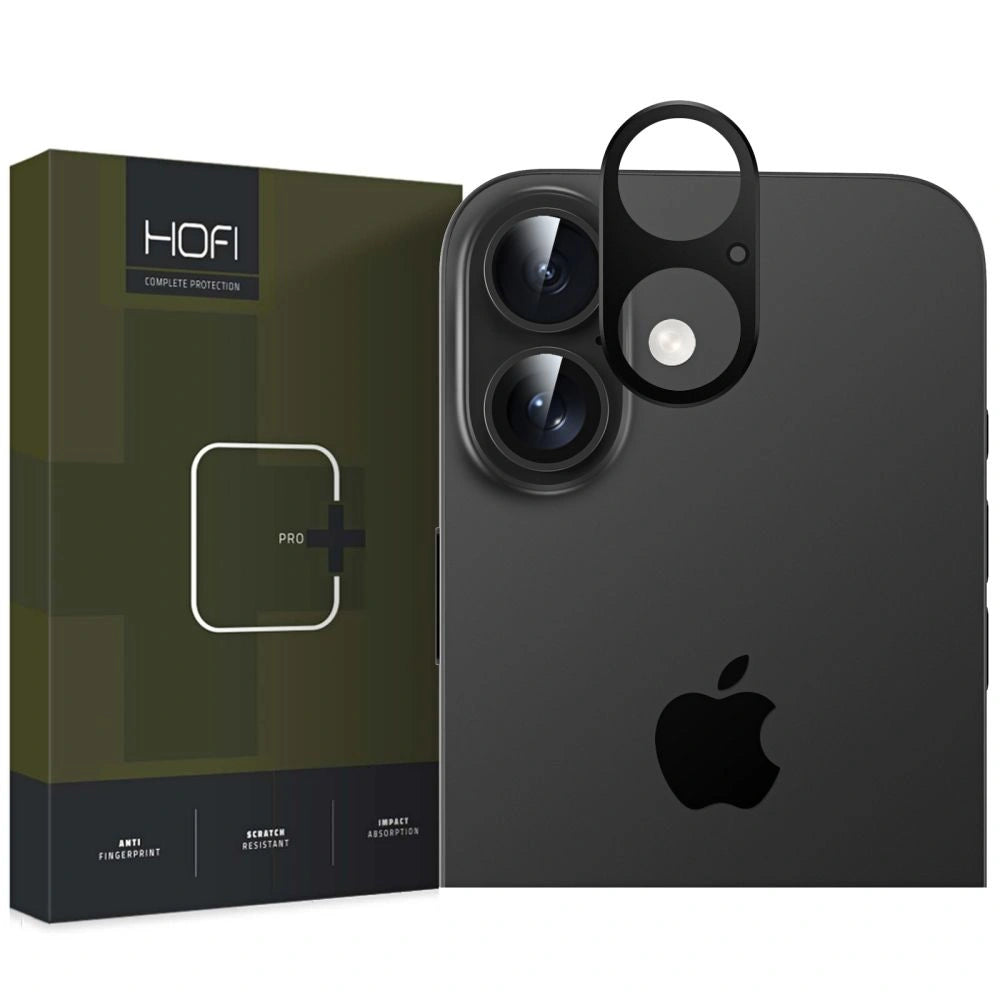 Hofi AluCam Pro+ zaščitno steklo za kamero - iPhone 16/16 Plus, Black
