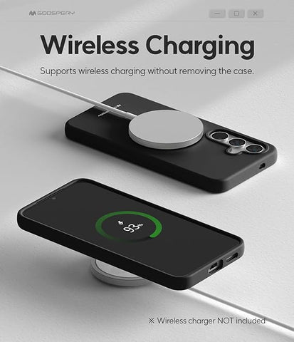 GOOSPERY Liquid Silicone MagSafe ovitek Samsung S25, Stone