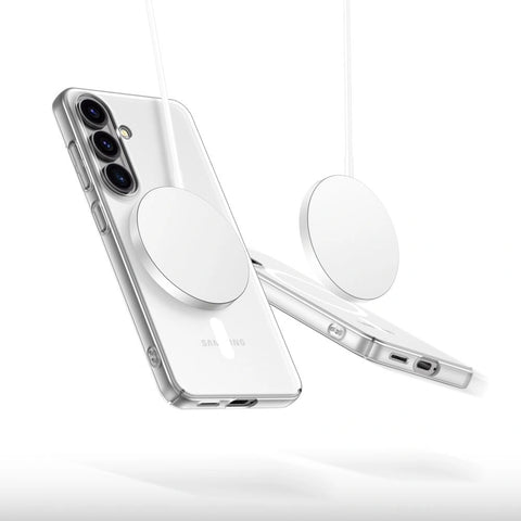 Tech-Protect MagSlim MagSafe ovitek za Samsung S25, Matte Ice