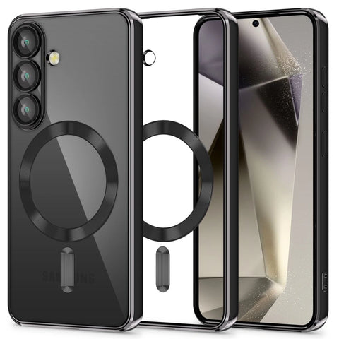 Tech-Protect MagFlex MagSafe ovitek za Samsung S25, Shinny Black