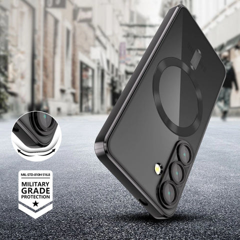 Tech-Protect MagFlex MagSafe ovitek za Samsung S25, Shinny Black