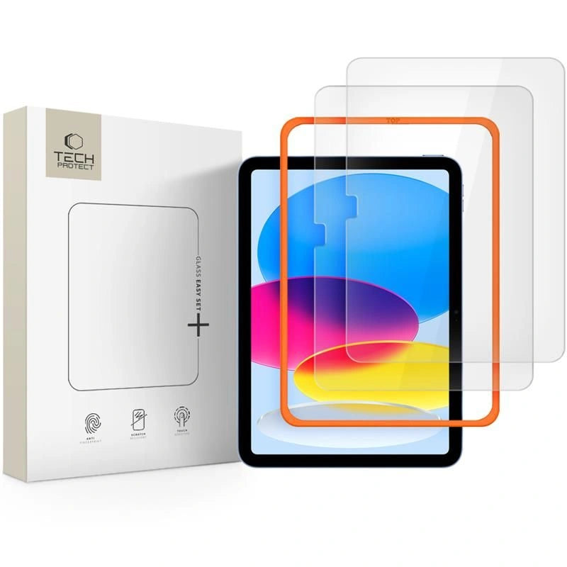 Tech-Protect EasySet+ 2PACK zaščitno steklo za iPad 2022/2025