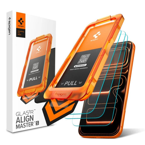 SPIGEN ALM GLAS.TR SLIM 3-PACK za iPhone 17 Pro, Clear