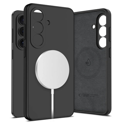TECH-Protect Silicone MagSafe ovitek za Samsung S26, Black