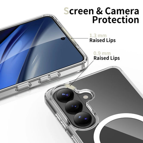 TECH-Protect FlexAir Hybrid MagSafe ovitek za Samsung S26 Plus 5G, Prozoren
