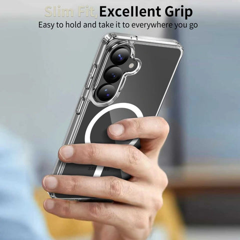 TECH-Protect FlexAir Hybrid MagSafe ovitek za Samsung S26 Plus 5G, Prozoren
