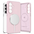 TECH-Protect Silicone MagSafe ovitek za Samsung S26, Pink Pearl