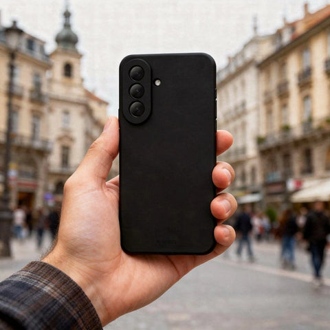 TECH-Protect ovitek za Samsung A37 5G, Liquid Silicone, Črn