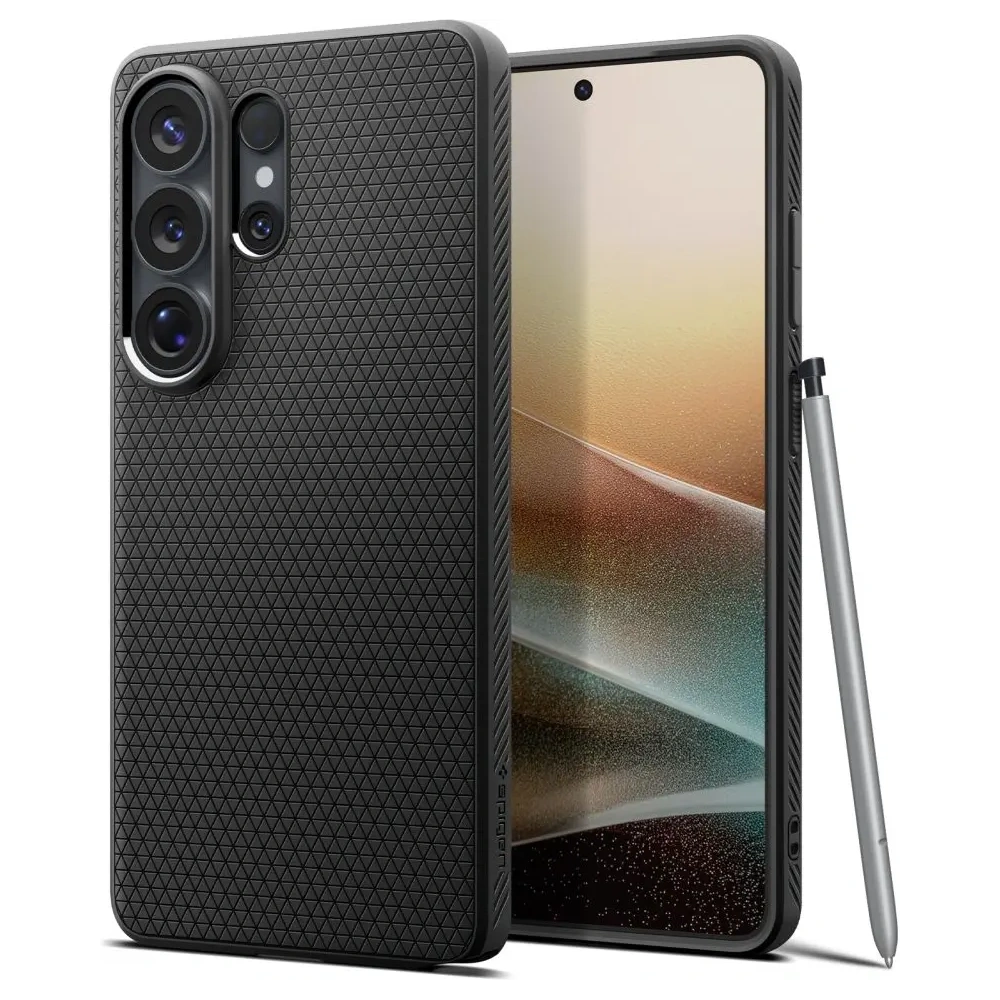 Spigen Liquid Air ovitek za Samsung S26 Ultra, Matte Black