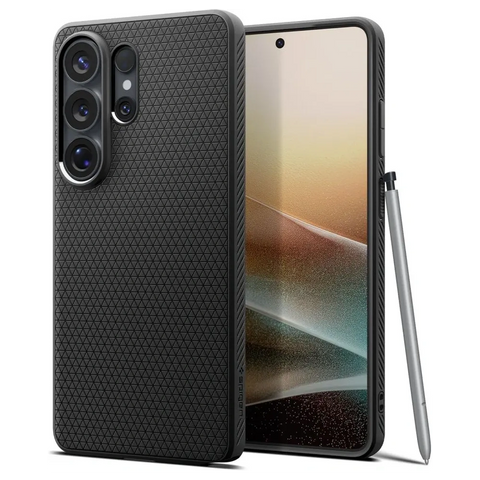 Spigen Liquid Air ovitek za Samsung S26 Ultra, Matte Black