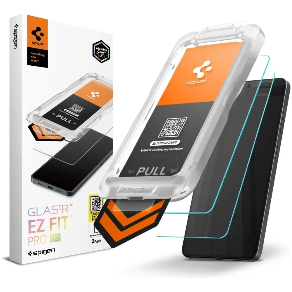 SPIGEN GLAS.TR EZ Fit Pro AluminaCore HD Clear - 2PACK zaščitno steklo za Samsung S26 Ultra