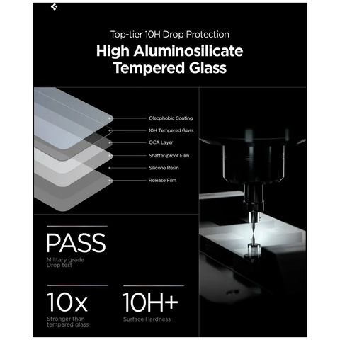 SPIGEN GLAS.TR EZ Fit Pro AluminaCore HD Clear - 2PACK zaščitno steklo za Samsung S26 Ultra