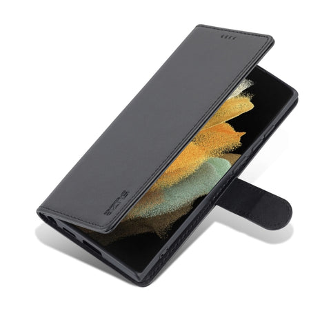 Eleganten etui/ovitek za  Samsung S22 Ultra, črn