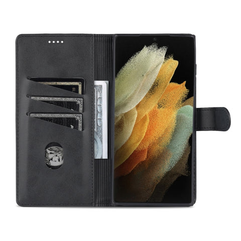 Eleganten etui/ovitek za  Samsung S22 Ultra, črn