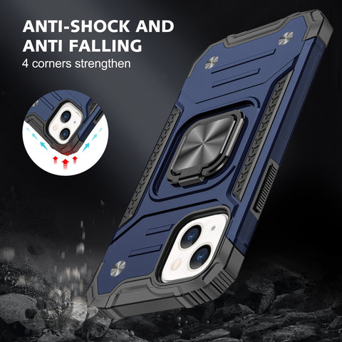 Armor ovitek za iPhone 15, Temno moder