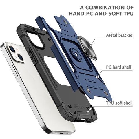 Armor ovitek za iPhone 15 Pro, Temno moder
