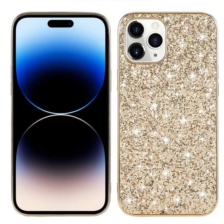 Ovitek za iPhone 14 Pro Glitter Powder, Gold