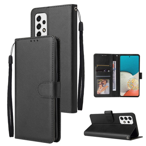 Eleganten etui/ovitek za Samsung A53 5G, črn