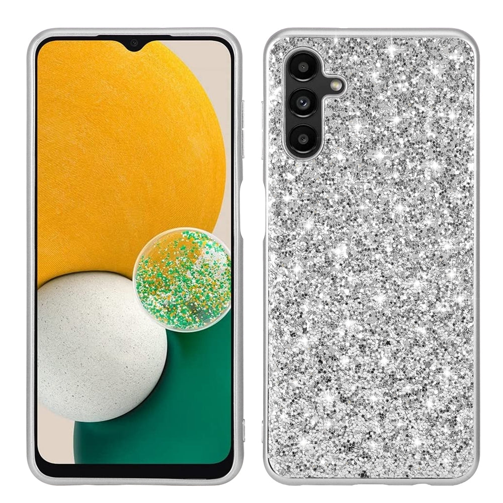 Ovitek za Samsung A54 5G, Glitter Powder, Silver