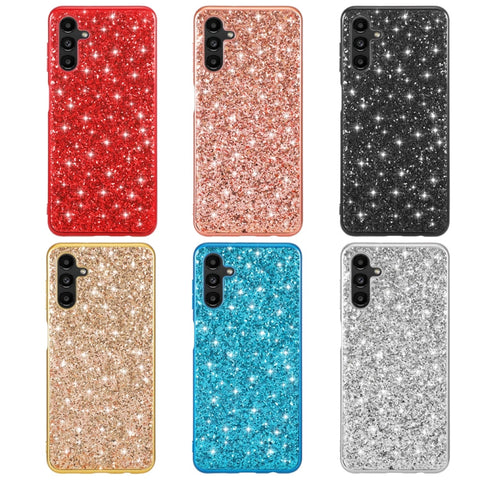Ovitek za Samsung A54 5G, Glitter Powder, Silver