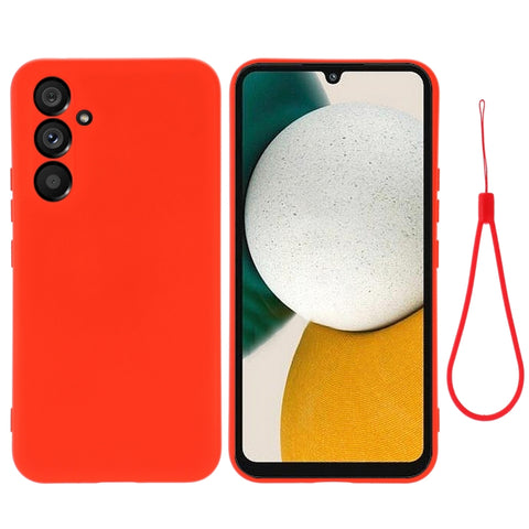 Liquid Silicone ovitek za Samsung A34 5G, Rdeč