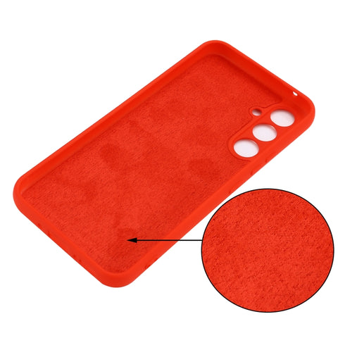 Liquid Silicone ovitek za Samsung A34 5G, Rdeč