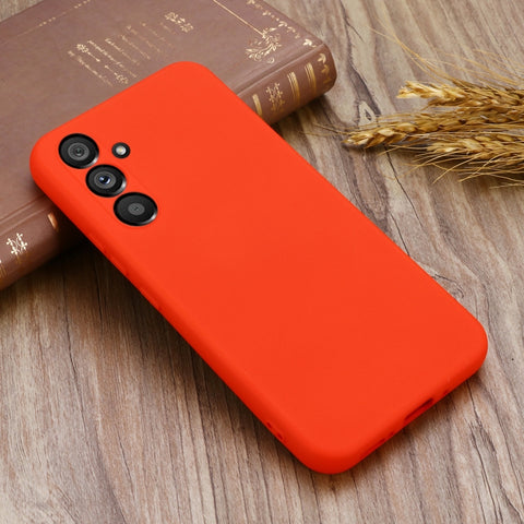 Liquid Silicone ovitek za Samsung A34 5G, Rdeč