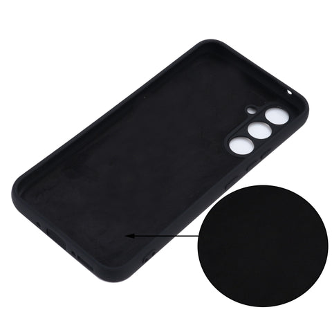 Liquid Silicone ovitek za Samsung A34 5G, Črn