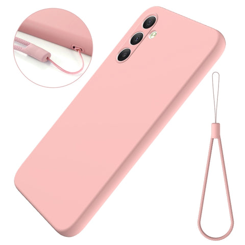 Liquid Silicone ovitek za Samsung A34 5G, Pink