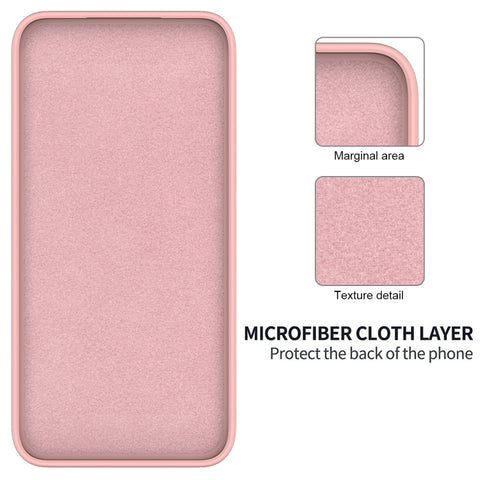 Liquid Silicone ovitek za Samsung A34 5G, Pink