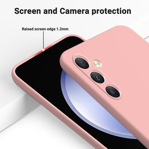 Liquid Silicone ovitek za Samsung A34 5G, Pink