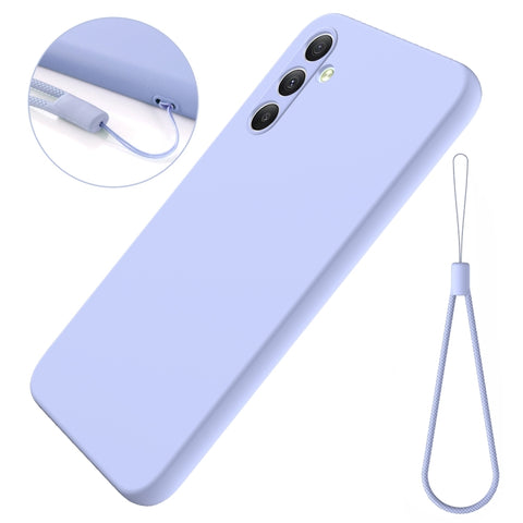Liquid Silicone ovitek za Samsung A34 5G, Vijoličen
