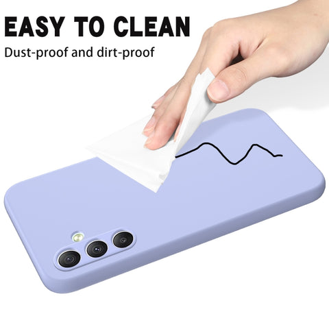 Liquid Silicone ovitek za Samsung A34 5G, Vijoličen