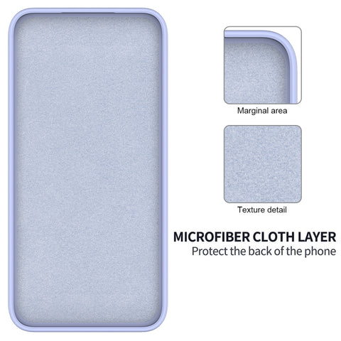 Liquid Silicone ovitek za Samsung A34 5G, Vijoličen