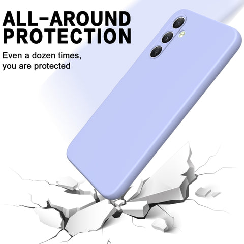 Liquid Silicone ovitek za Samsung A34 5G, Vijoličen