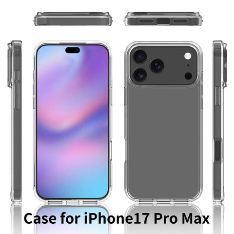 Hybrid ovitek za iPhone 17 Pro Max, Prozoren