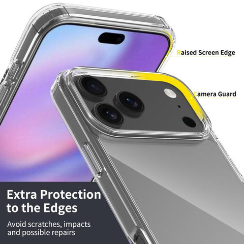 Hybrid ovitek za iPhone 17 Pro Max, Prozoren