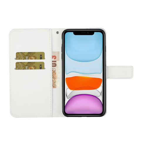 Eleganten etui ovitek za iPhone 16 Pro Max, Ethnic, Bel