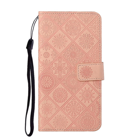 Eleganten etui ovitek za iPhone 16 Pro, Ethnic, Pink