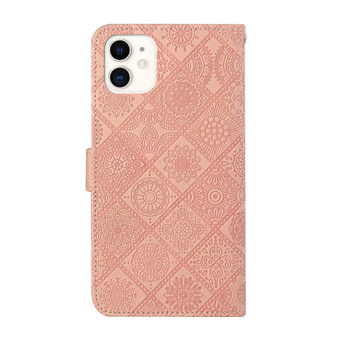 Eleganten etui ovitek za iPhone 16 Pro, Ethnic, Pink