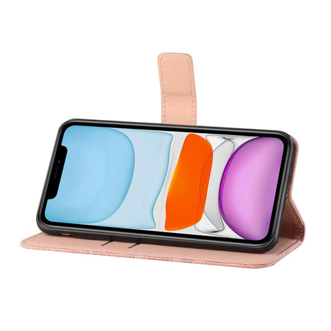Eleganten etui ovitek za iPhone 16 Pro, Ethnic, Pink
