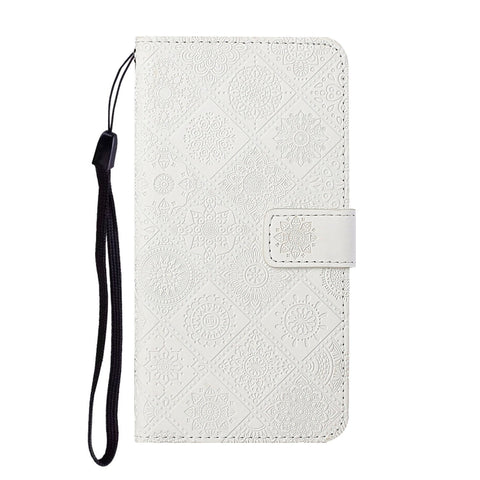 Eleganten etui ovitek za iPhone 16 Pro, Ethnic, Bel