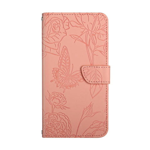 Eleganten etui/ovitek za  Samsung A35 5G, Pink, metulji